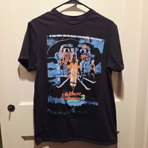 Nightmare On Elm Street T-Shirt with Horror Movie Print Medium